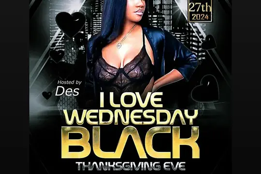 I Love Wednesday Black