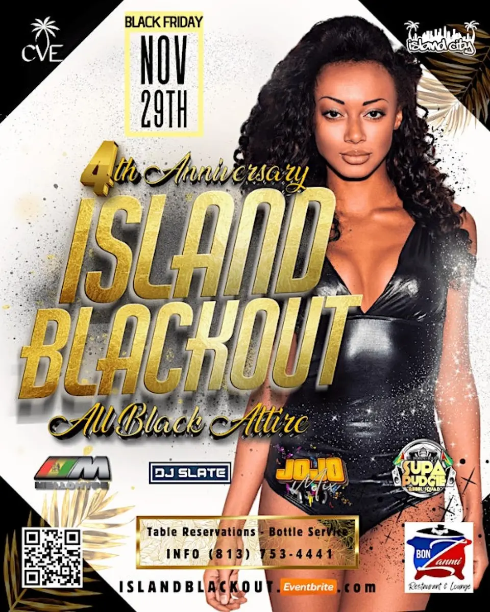 Island Blackout flyer or graphic.