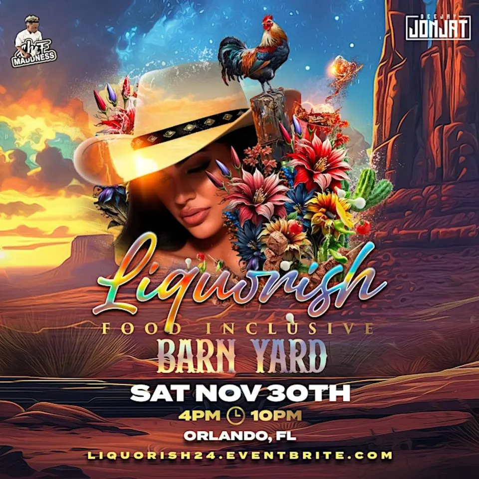 Liquorish flyer or graphic.