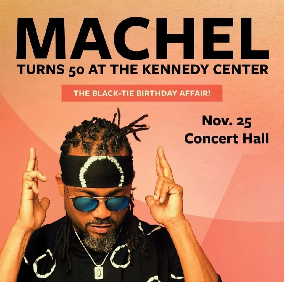 Machel Montano 50th Birthday Celebration flyer or graphic.