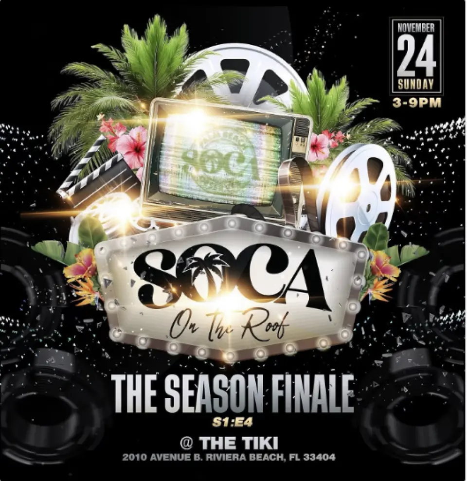Soca On The Roof flyer or graphic.