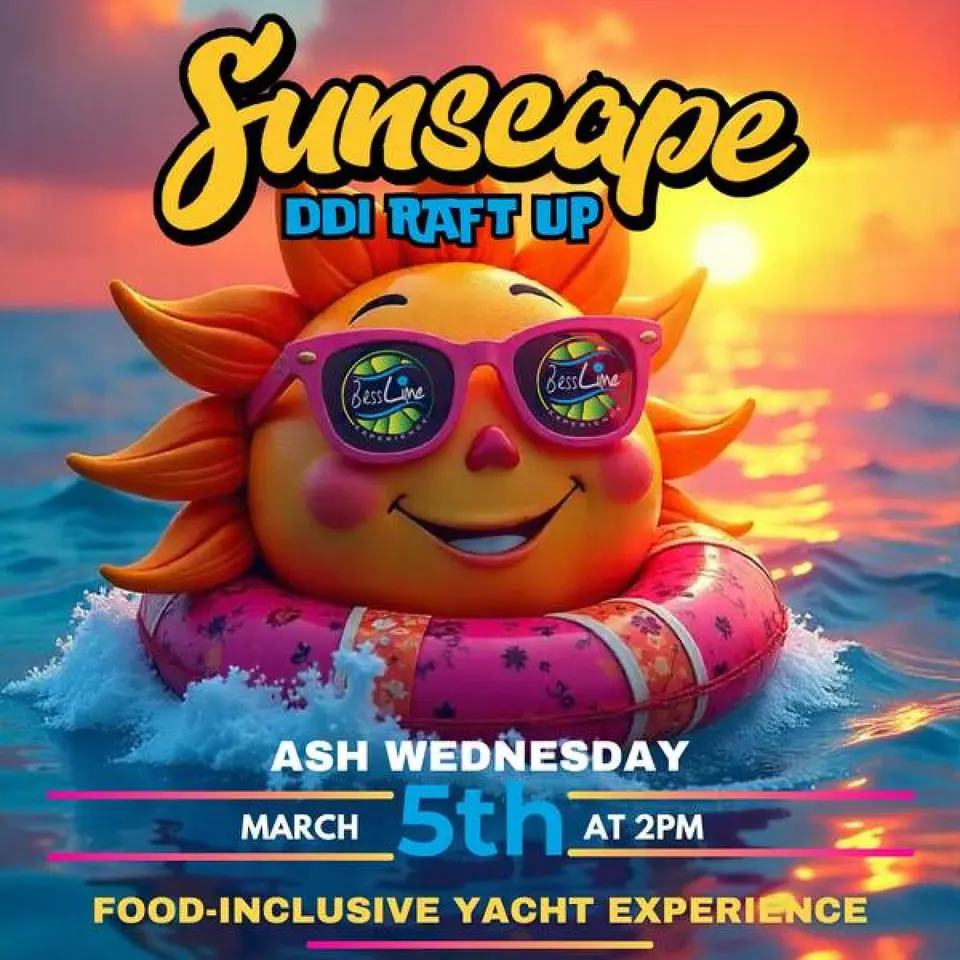 Sunscape - DDI Raft Up flyer or graphic.