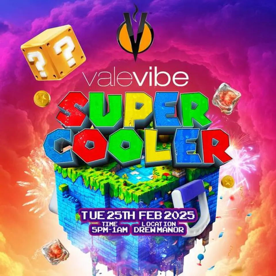 Super Cooler flyer or graphic.