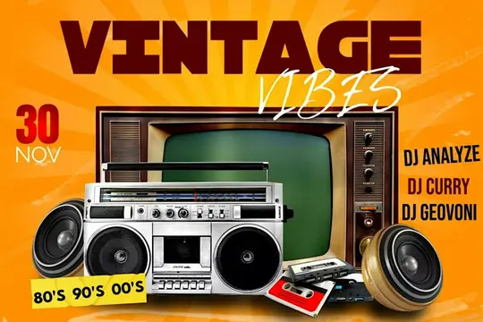 VINTAGE VIBES  ▪ THROWBACK TO THE 80's, 90's, 2000's -- THANKSGIVING WKND