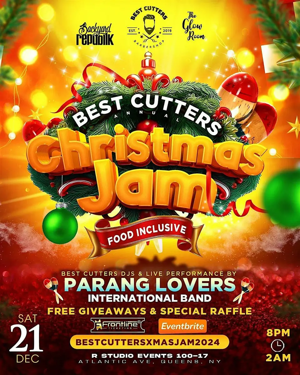 Christmas Jam flyer or graphic.