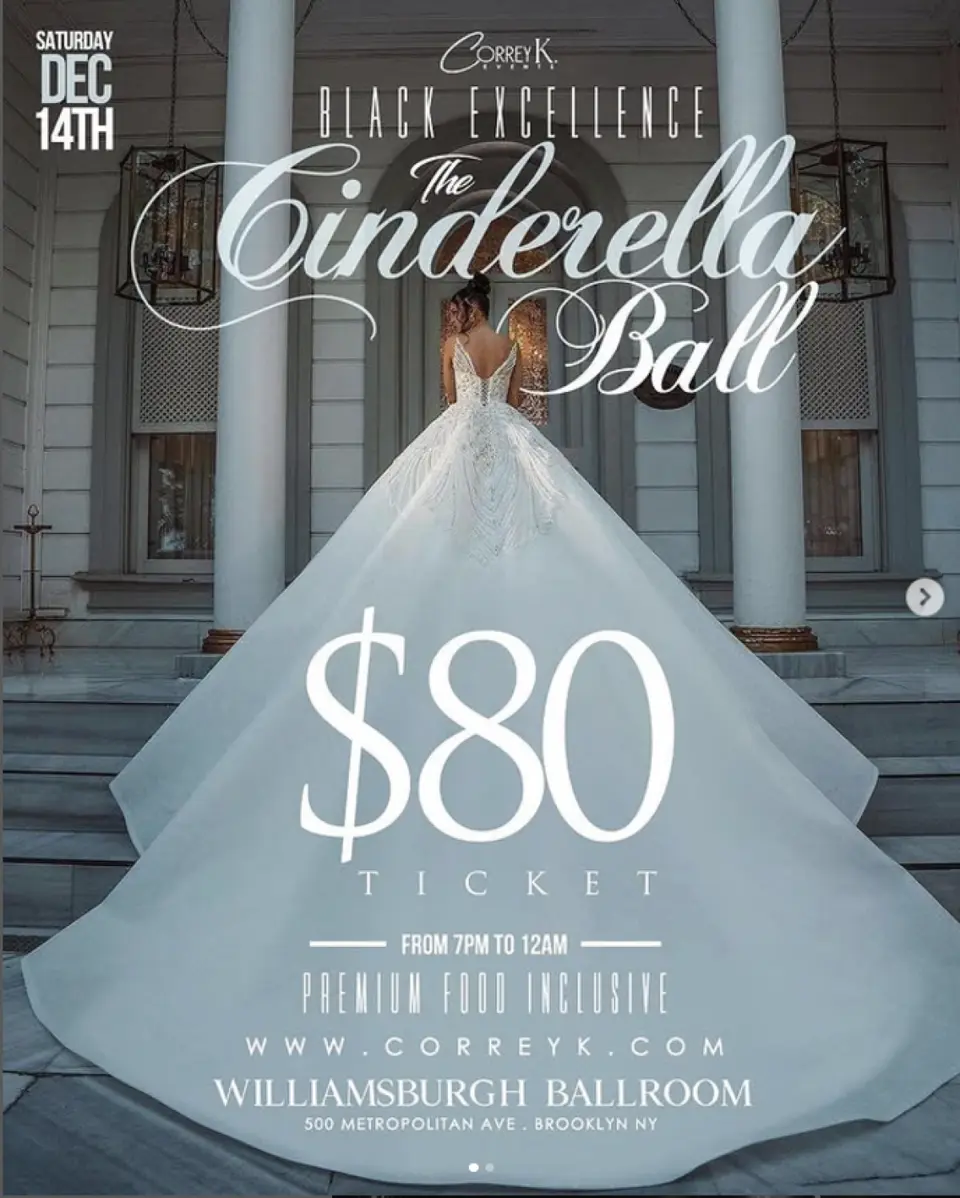 Black Excellence Ball flyer or graphic.
