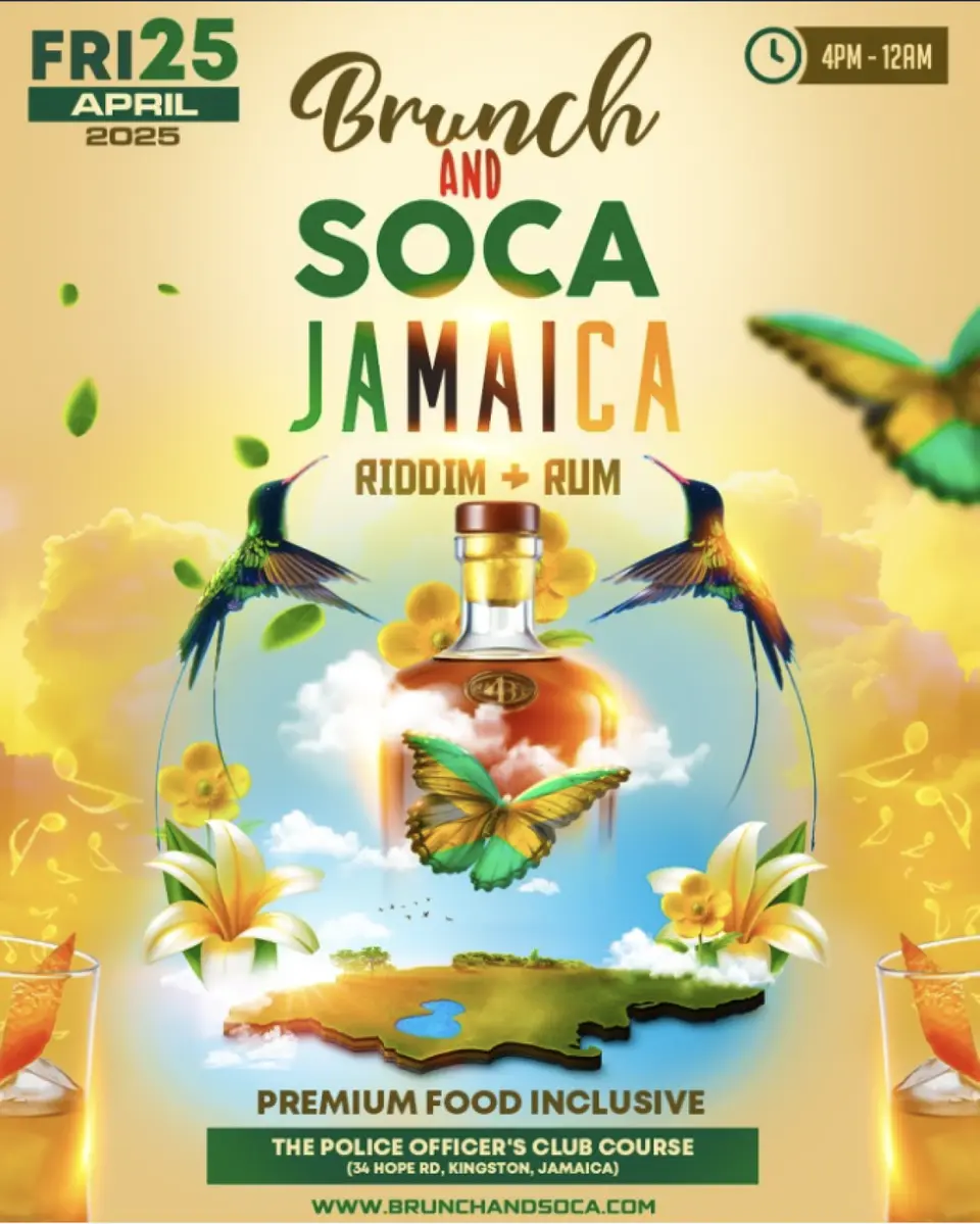 Brunch And Soca flyer or graphic.
