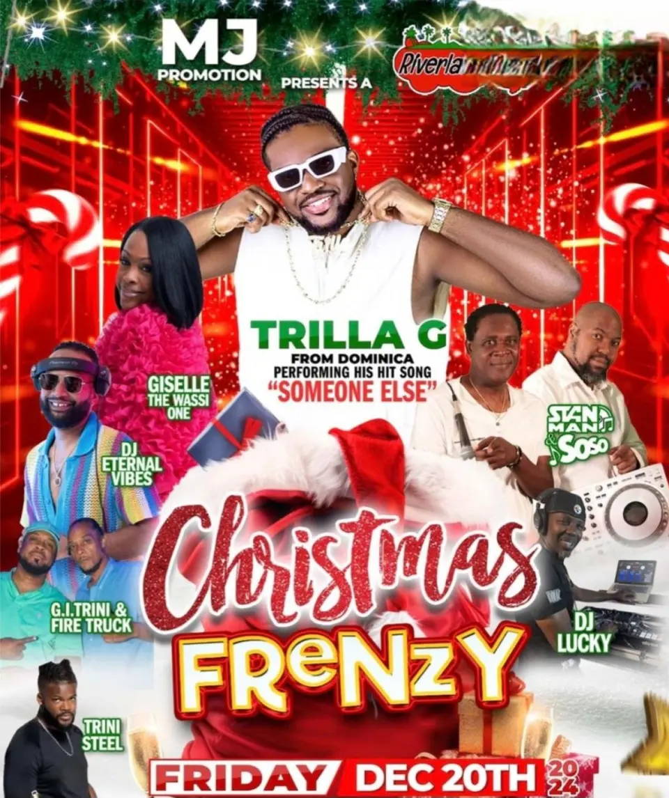 Christmas Frenzy flyer or graphic.