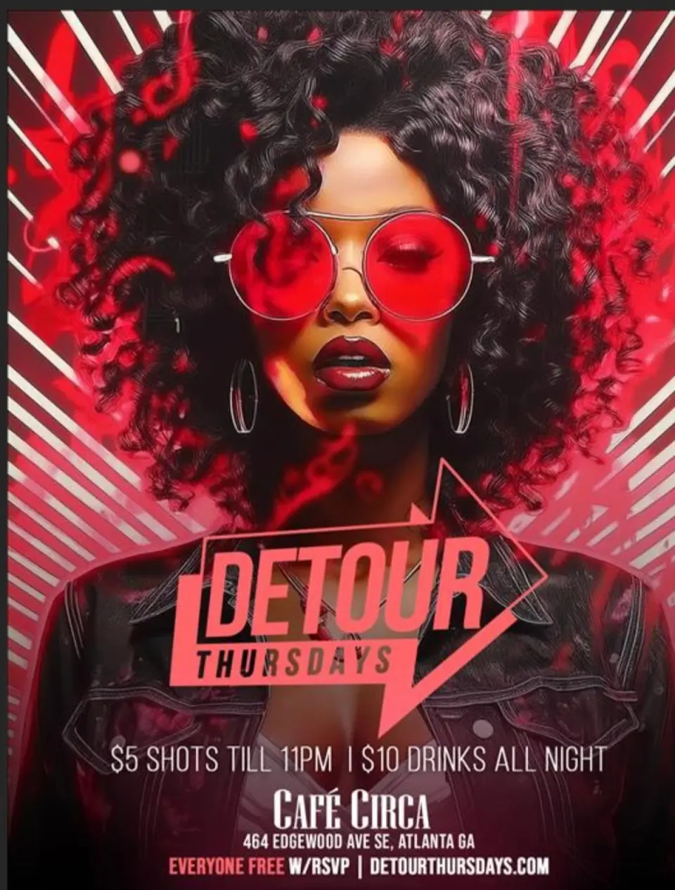 Detour Thursdays flyer or graphic.