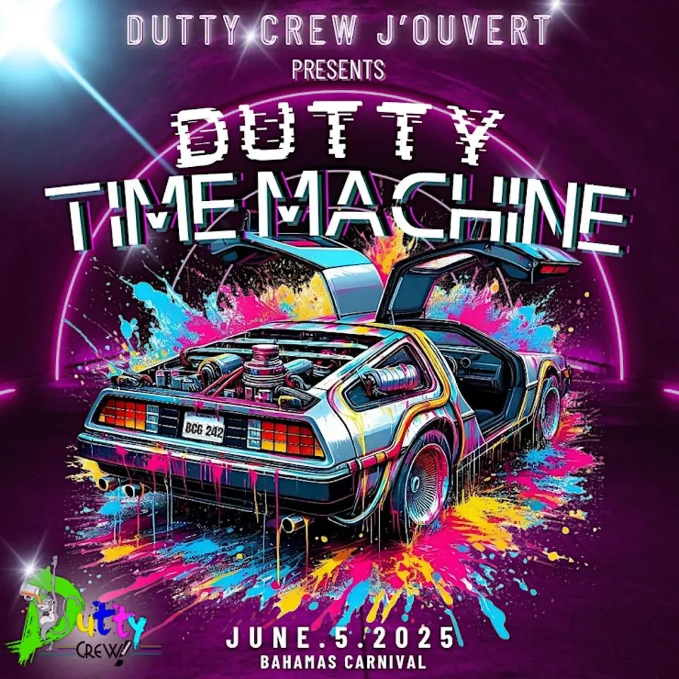 Dutty Crew J'ouvert flyer or graphic.