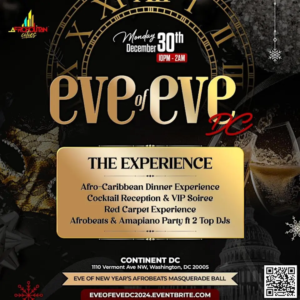 Eve of Eve DC flyer or graphic.
