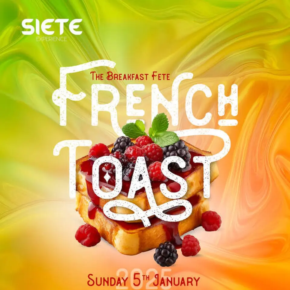 French Toast Breakfast Fete flyer or graphic.