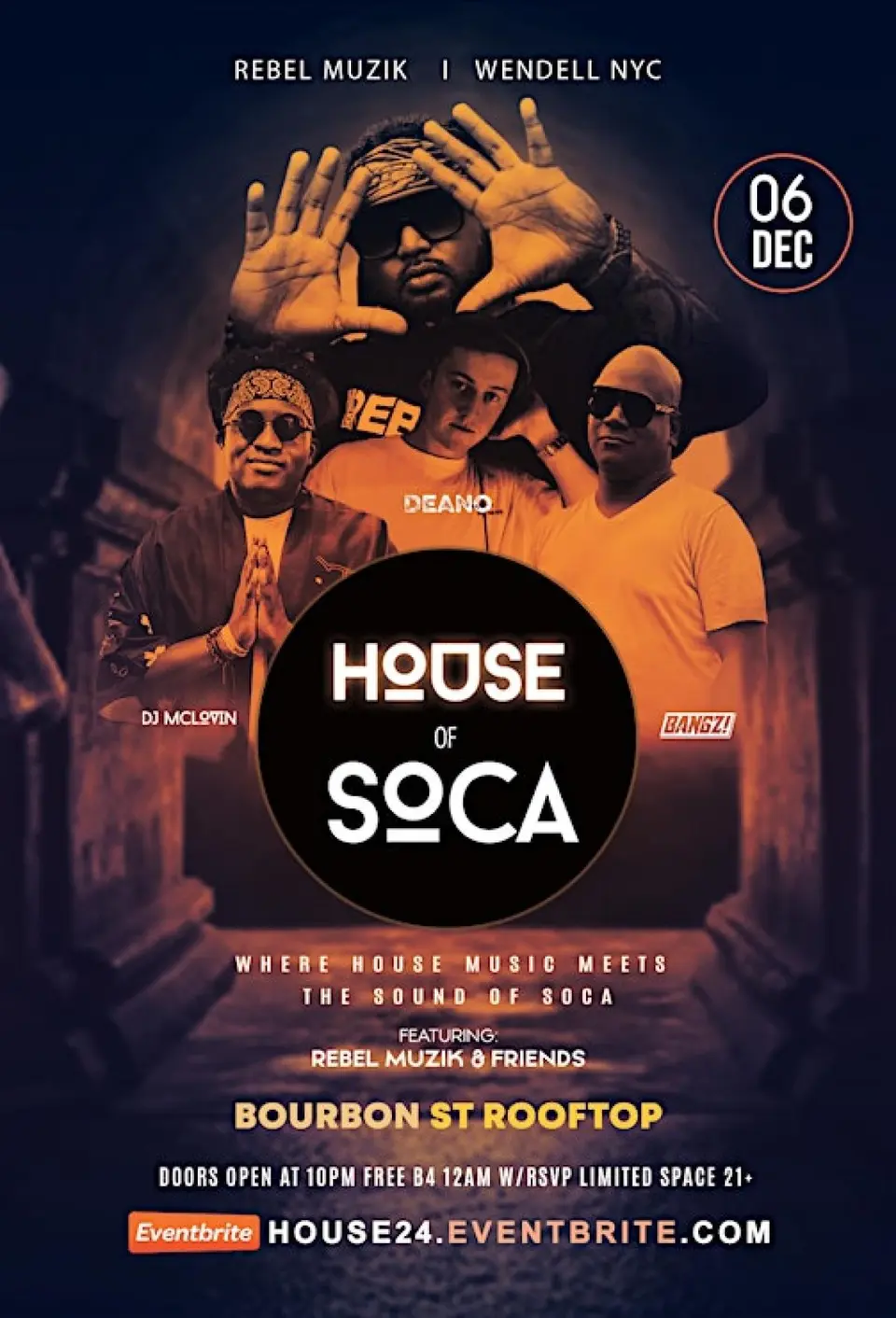 Hose of Soca flyer or graphic.