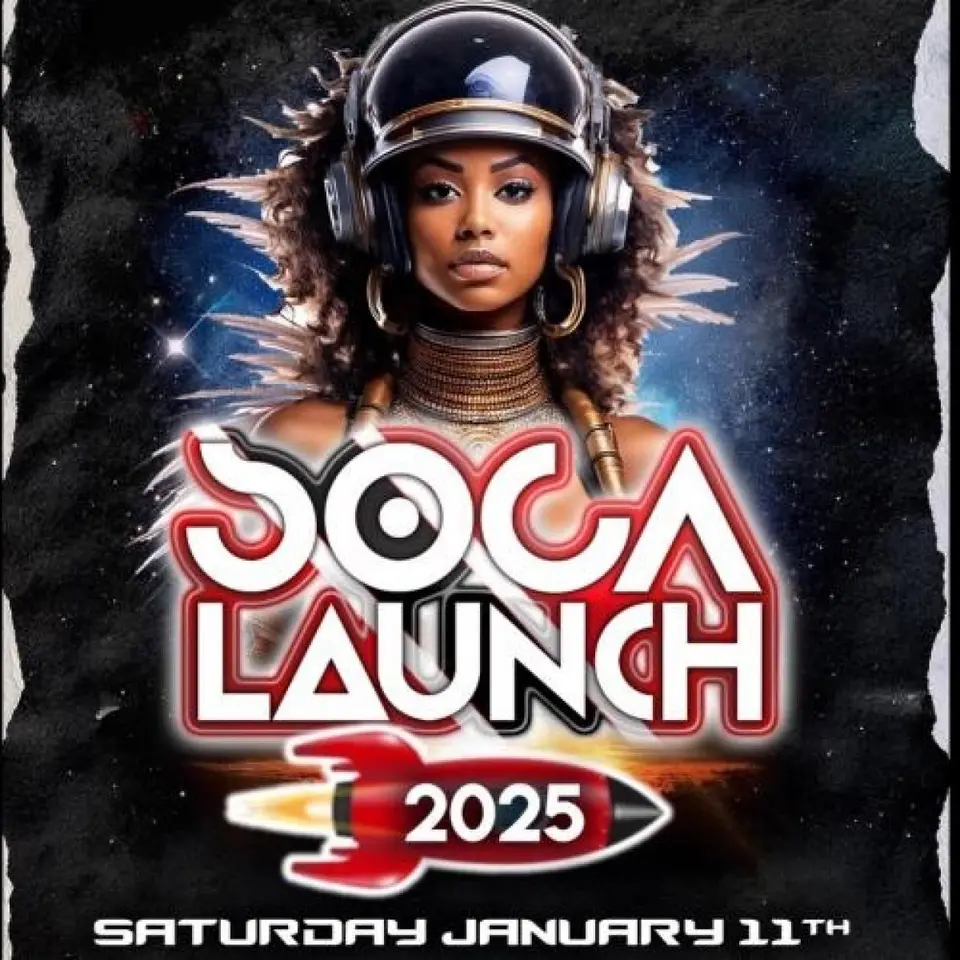 Soca Launch flyer or graphic.