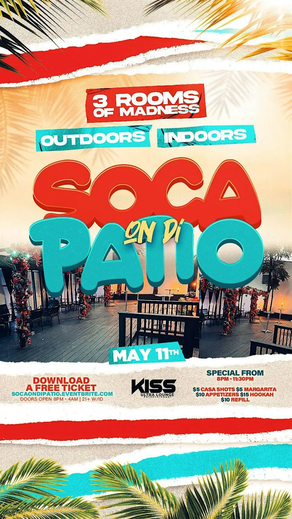 Soca on Di Patio flyer or graphic.