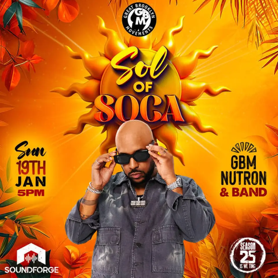 Sol of Soca flyer or graphic.