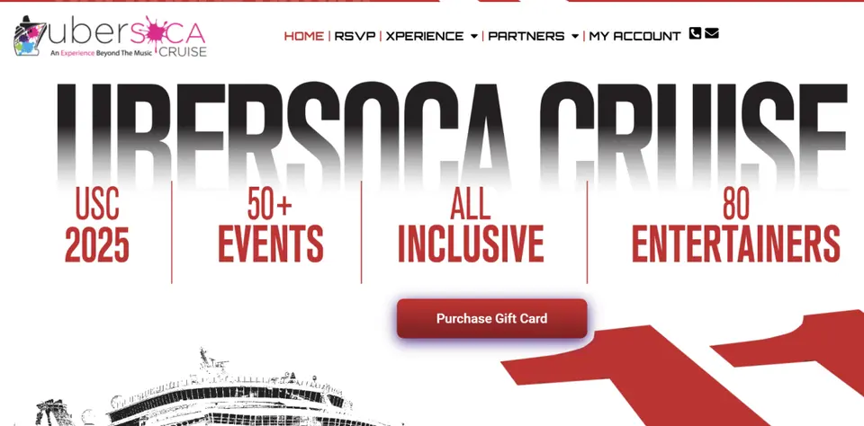 Uber Soca Cruise flyer or graphic.