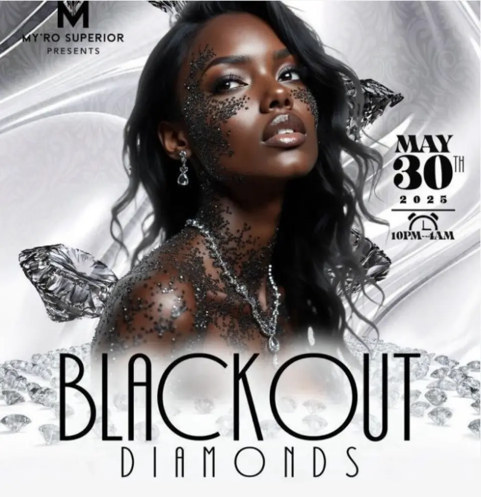 Blackout Diamonds flyer or graphic.