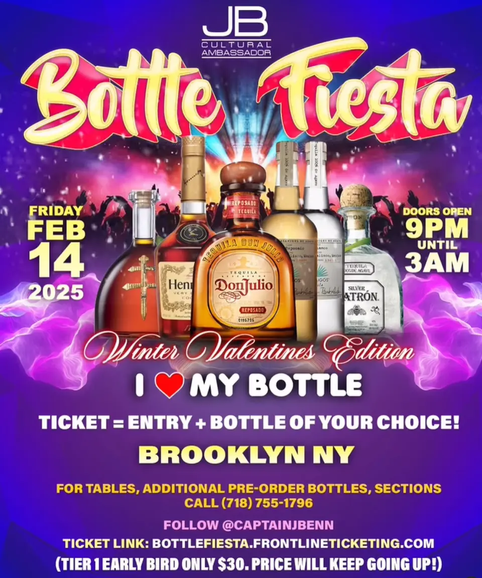 Bottle Fiesta flyer or graphic.