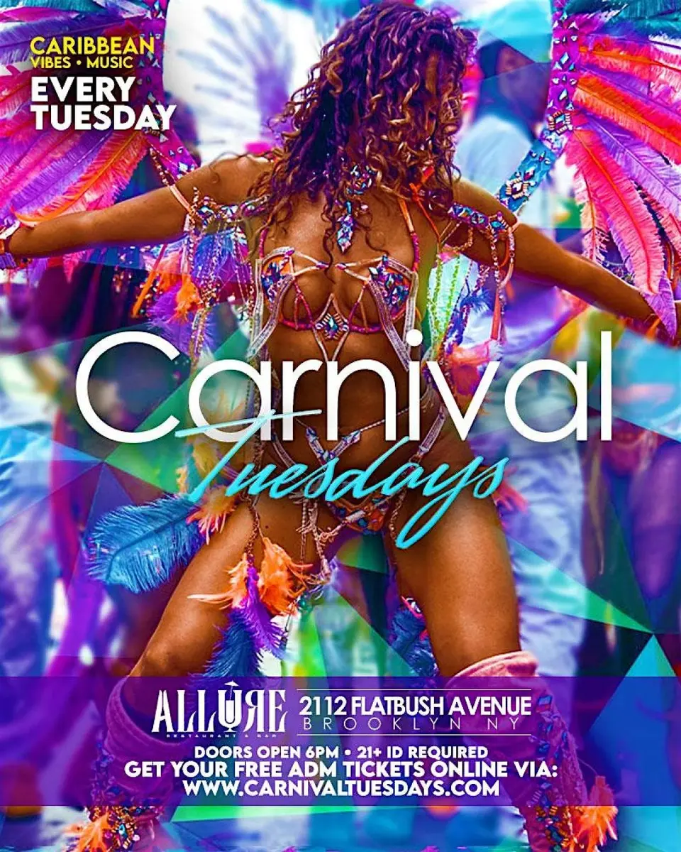 Carnival Tuesdays flyer or graphic.