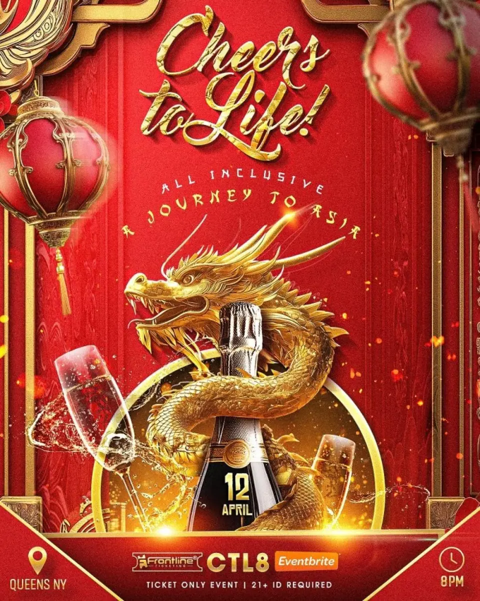Cheers To Life All Inclusive flyer or graphic.