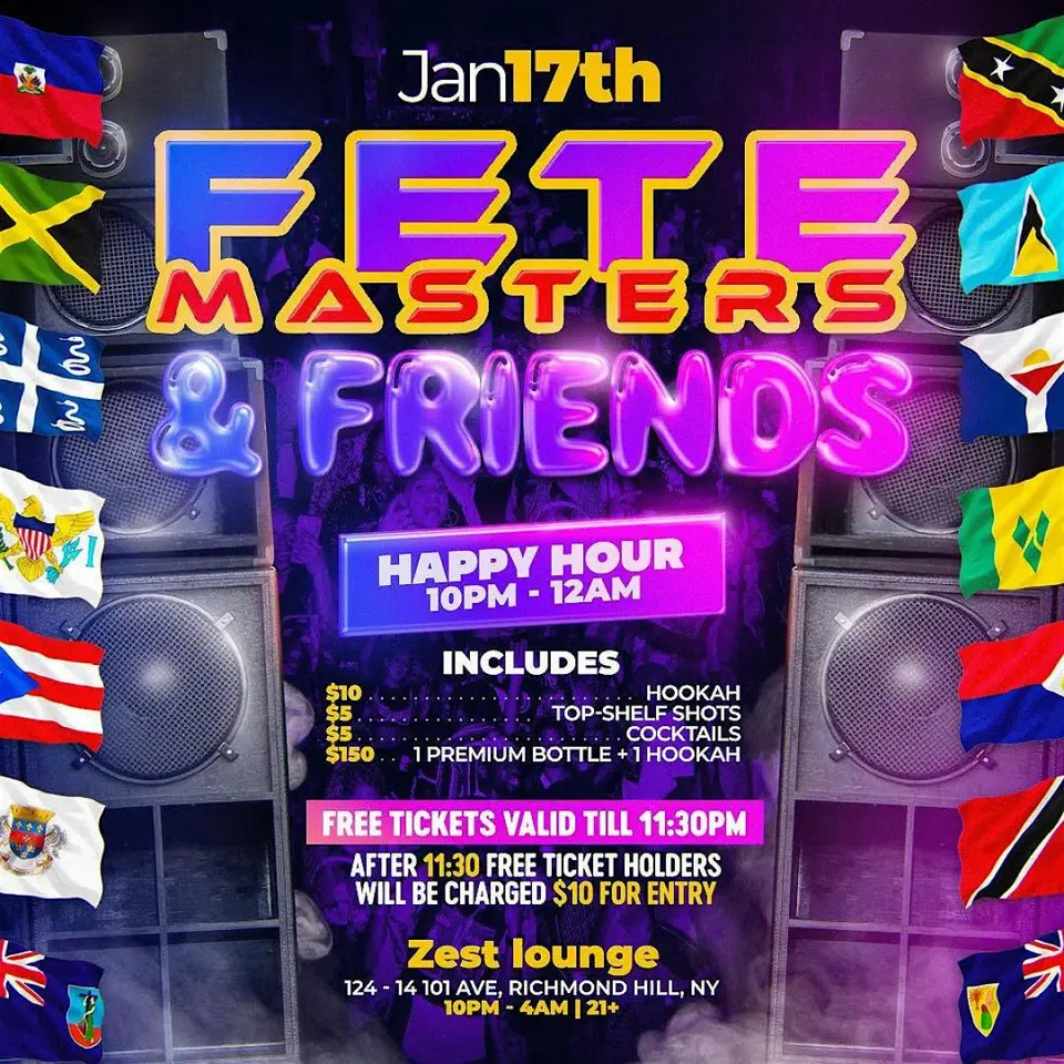 Fete Masters & Friends flyer or graphic.