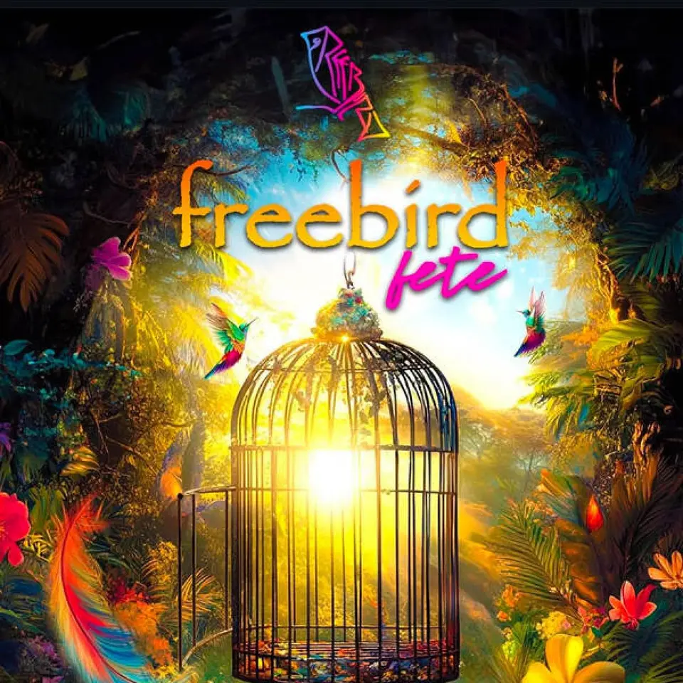 Freebird Fete flyer or graphic.