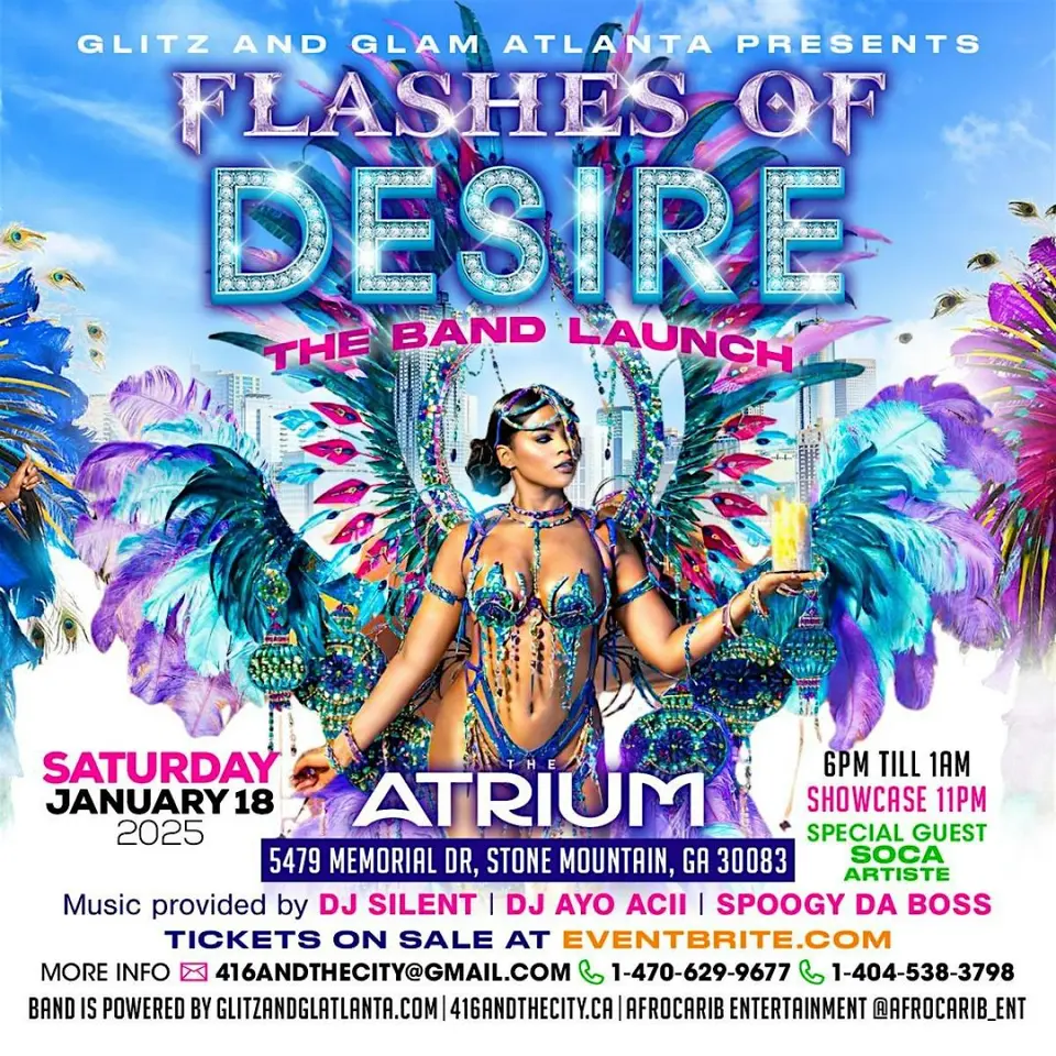 Glitz & Glam flyer or graphic.