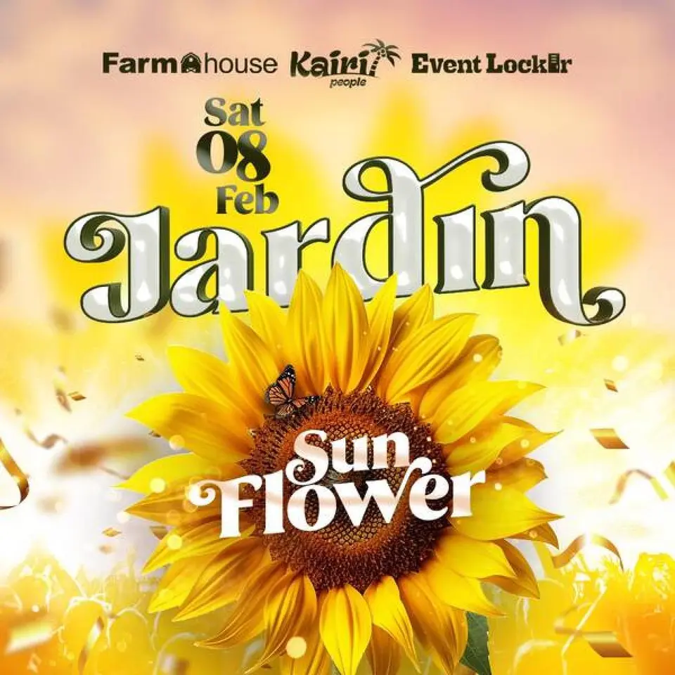Jardin flyer or graphic.