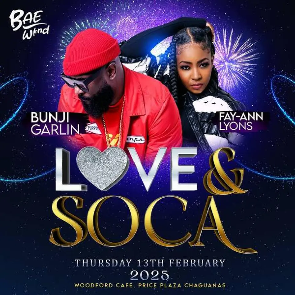 Love & Soca  flyer or graphic.