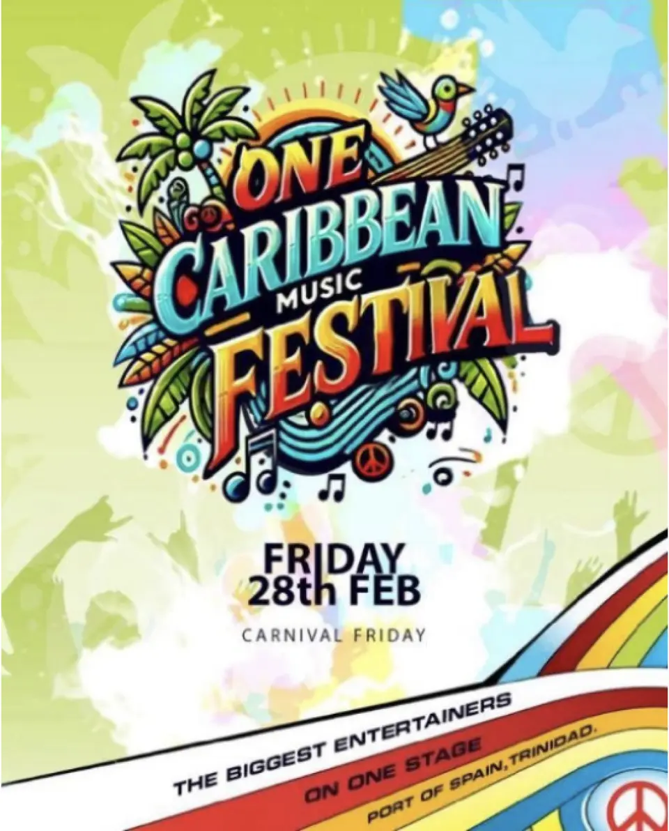 One Caribbean Music Festival flyer or graphic.