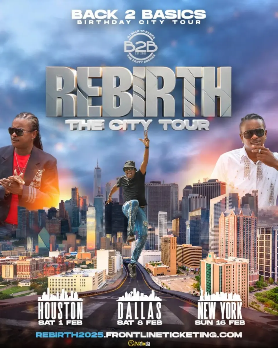 Rebirth flyer or graphic.