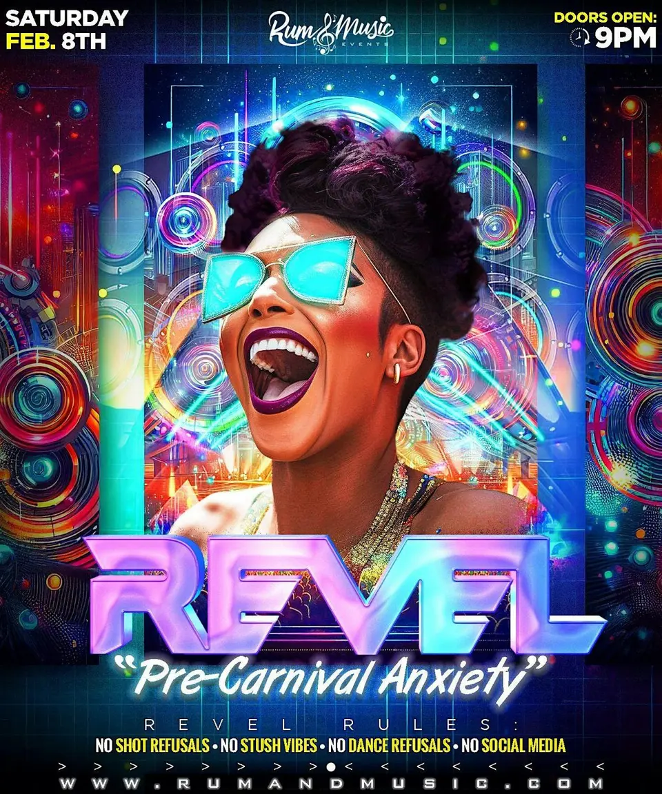 Revel flyer or graphic.