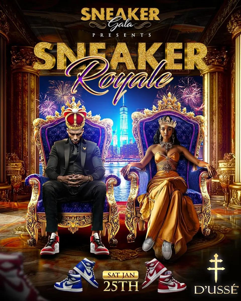 Sneaker Gala - Sneaker Royale flyer or graphic.