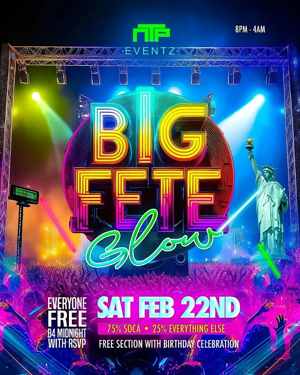 Big Fete Glow flyer or graphic.