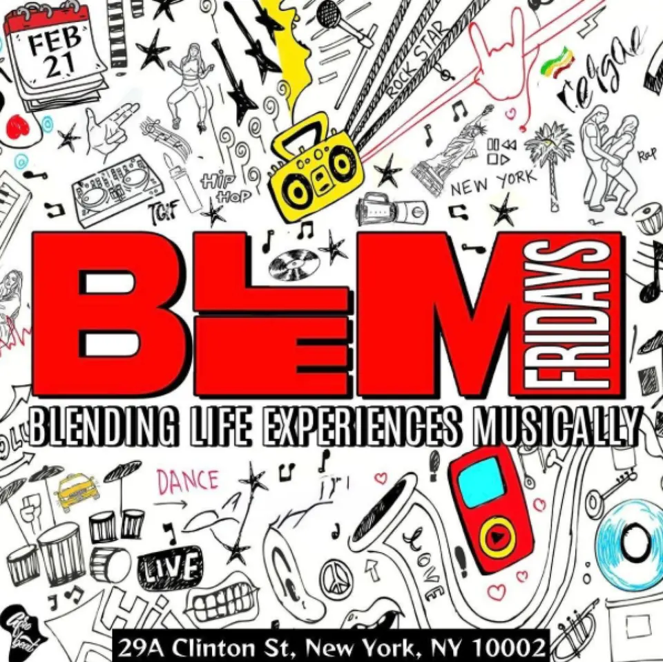 BLEM Fridays flyer or graphic.
