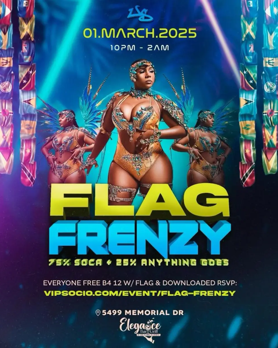 Flag Frenzy flyer or graphic.