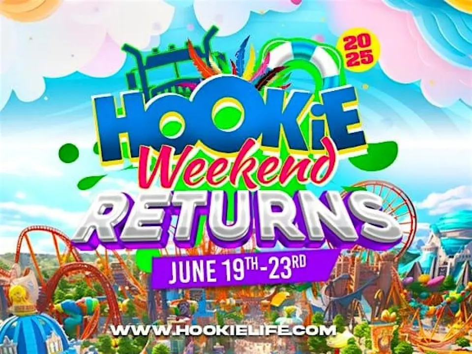 Hookie Weekend Package flyer or graphic.