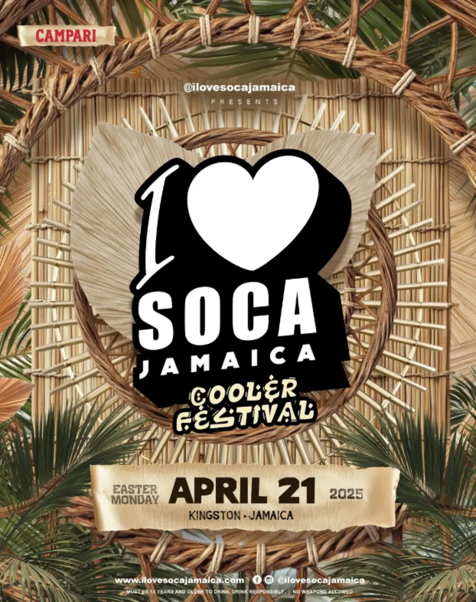 I Love Soca ‘Cooler Festival’ flyer or graphic.