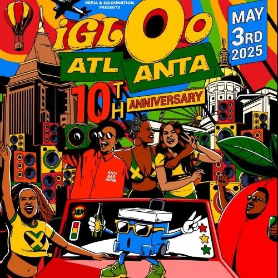 Igloo Atlanta 10th Anniversary flyer or graphic.