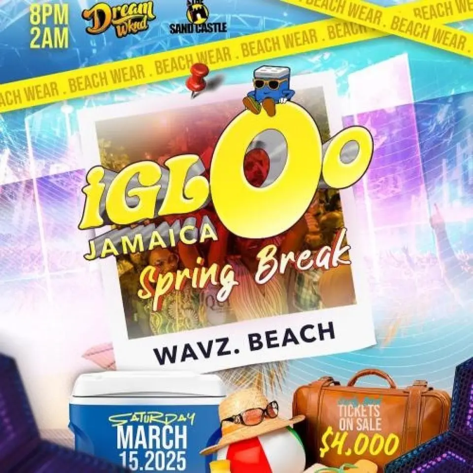 Igloo Jamaica flyer or graphic.