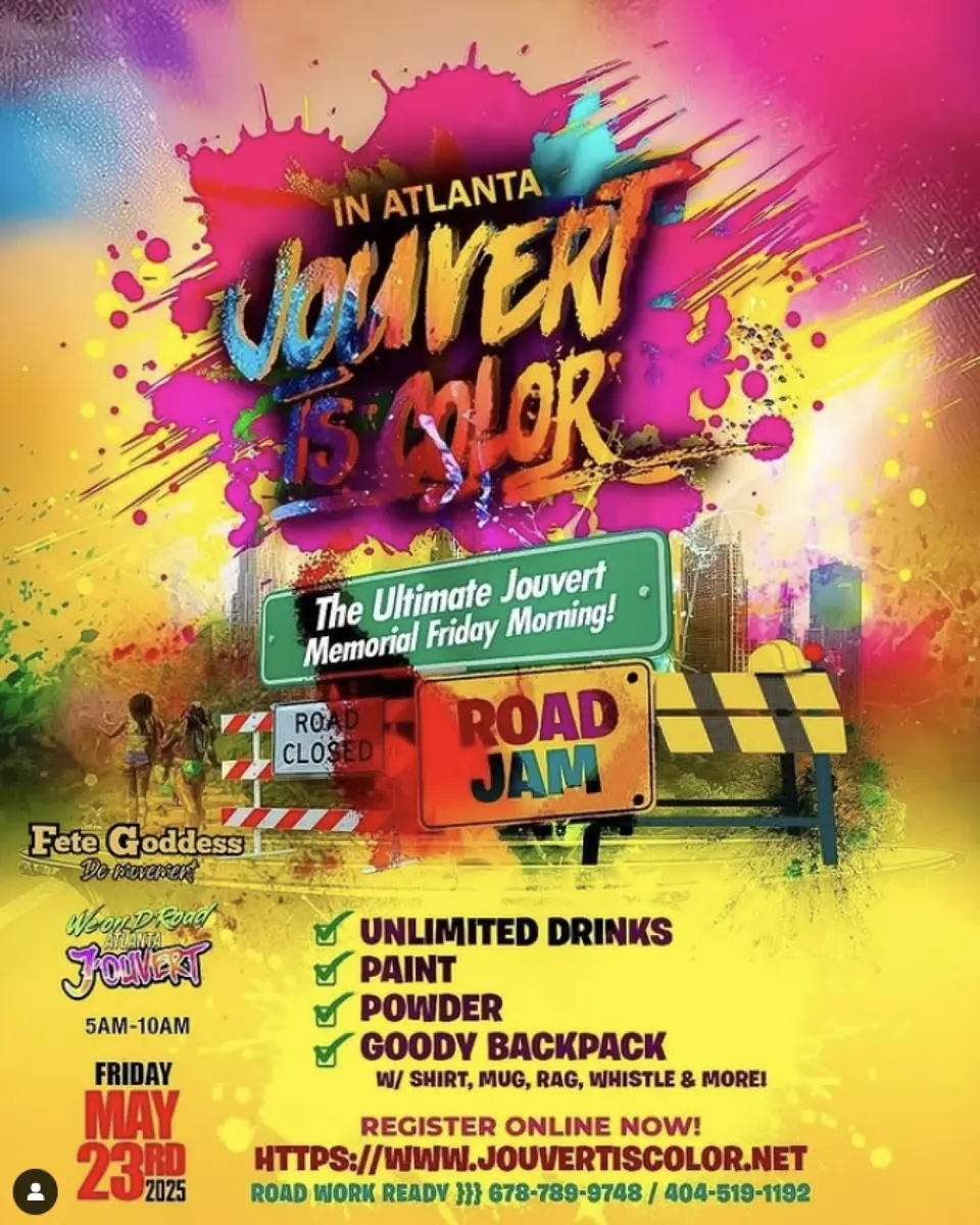 Jouvert Is Color flyer or graphic.
