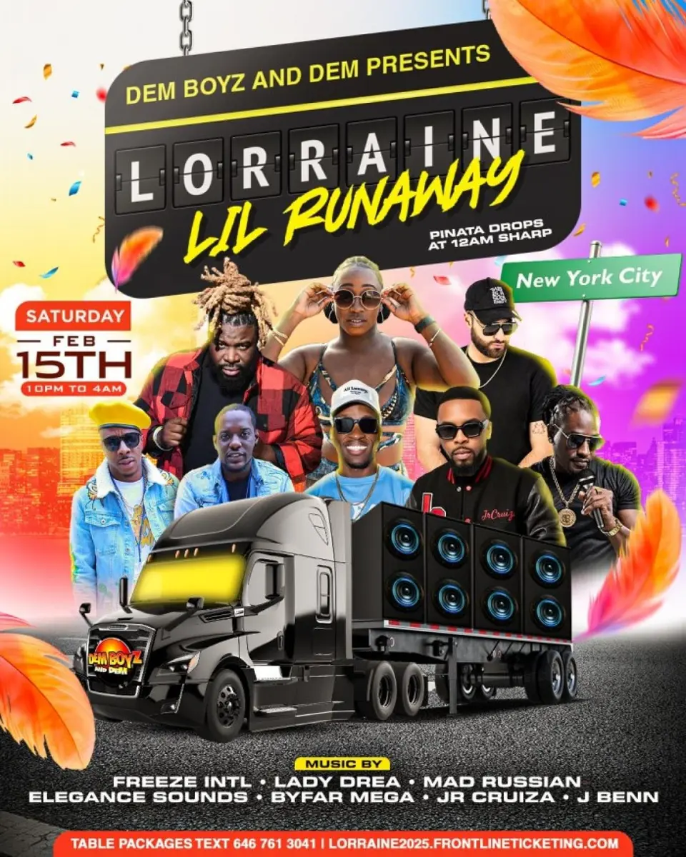 Lorraine: Lil Run Away flyer or graphic.