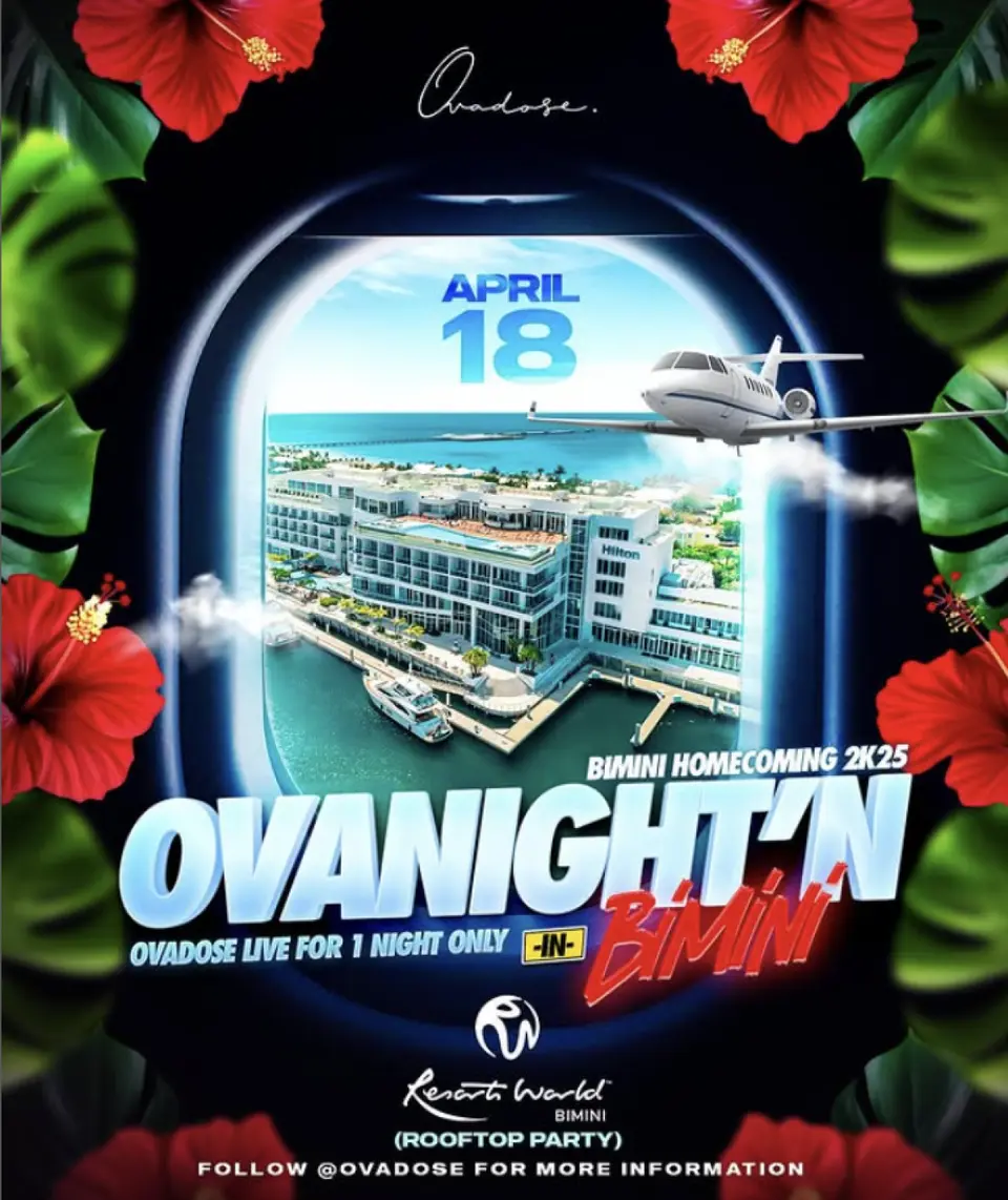 OvaNight'N -In- Bimini  flyer or graphic.