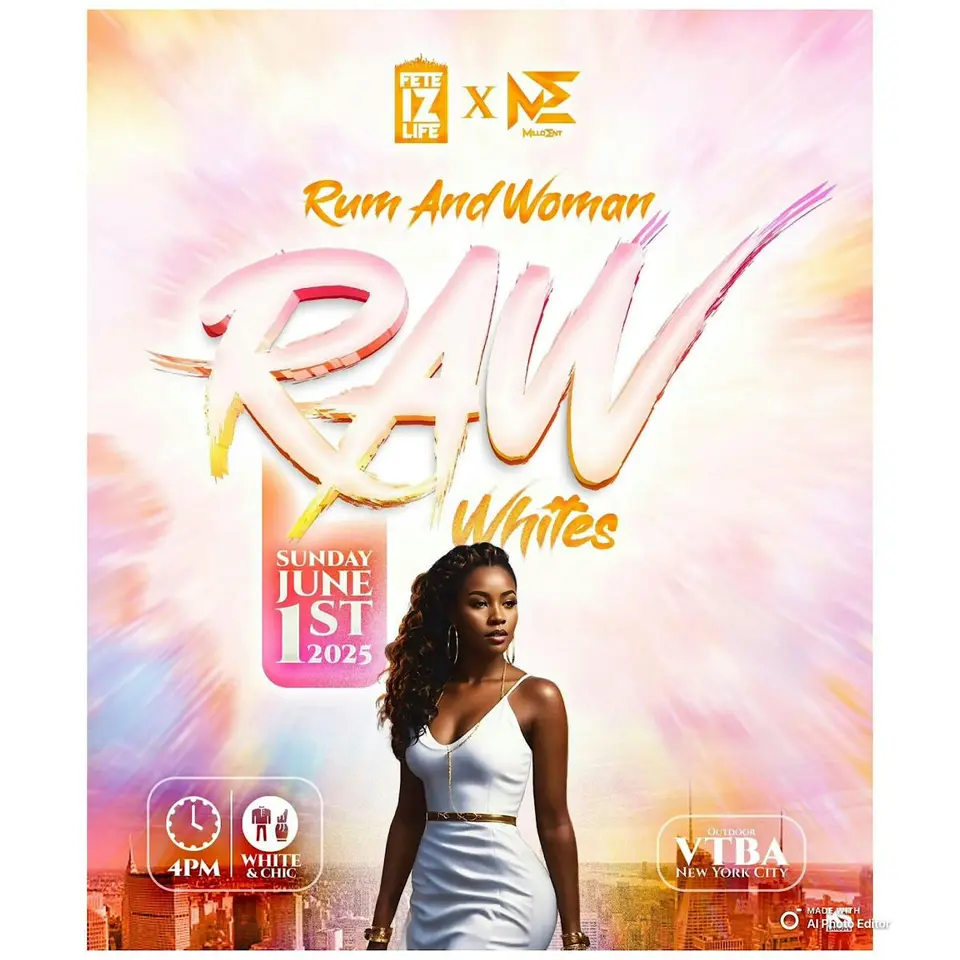 Rum And Woman (R.A.W) flyer or graphic.