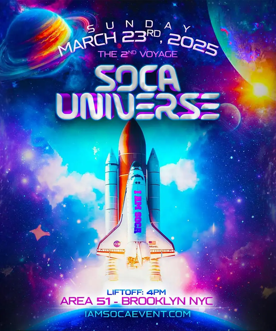 Soca Universe flyer or graphic.