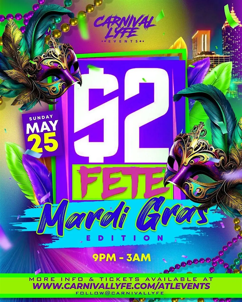 $2 Fete flyer or graphic.