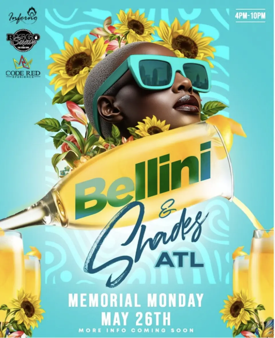 Bellini & Shades flyer or graphic.