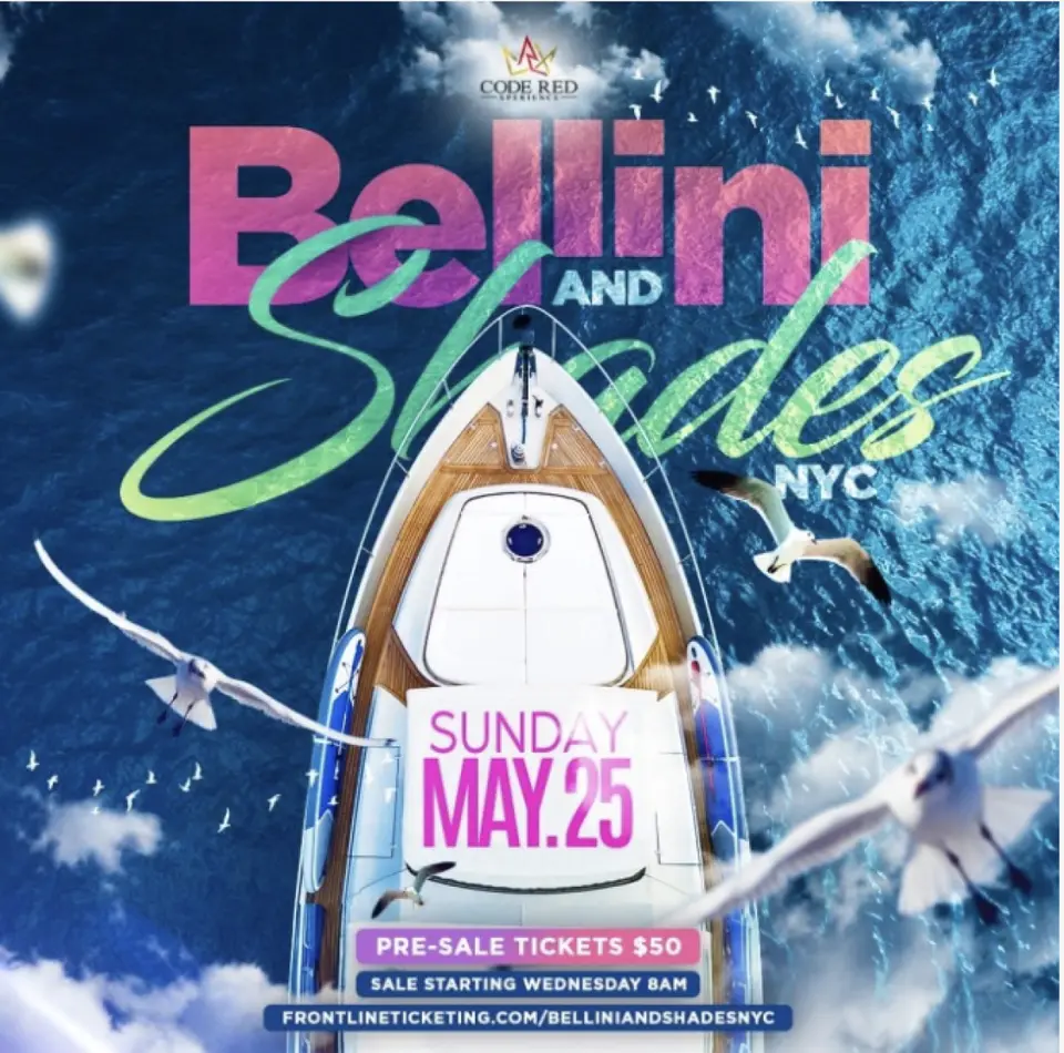 Bellini & Shades flyer or graphic.