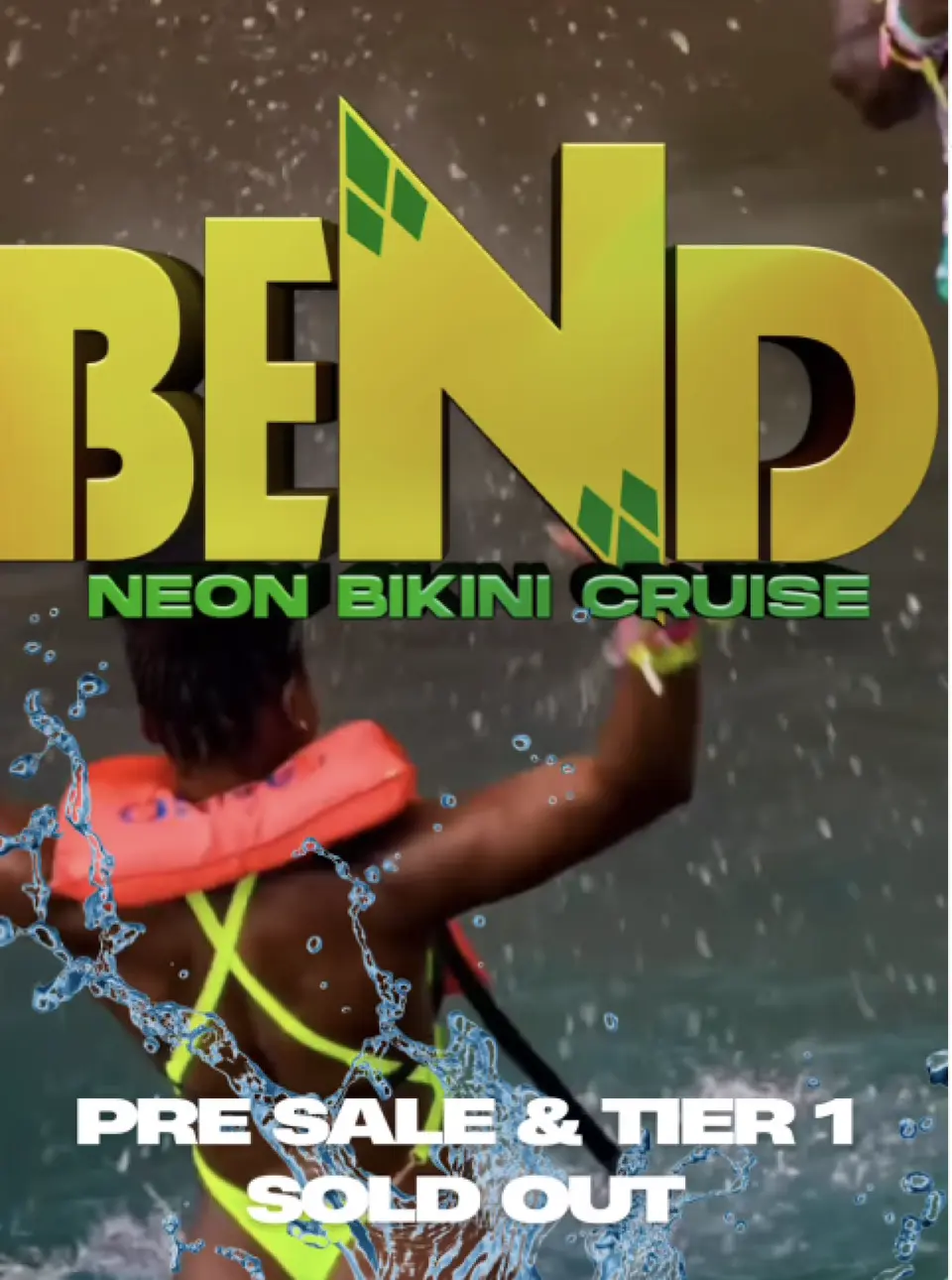Bend Neon Bikini Cruise flyer or graphic.